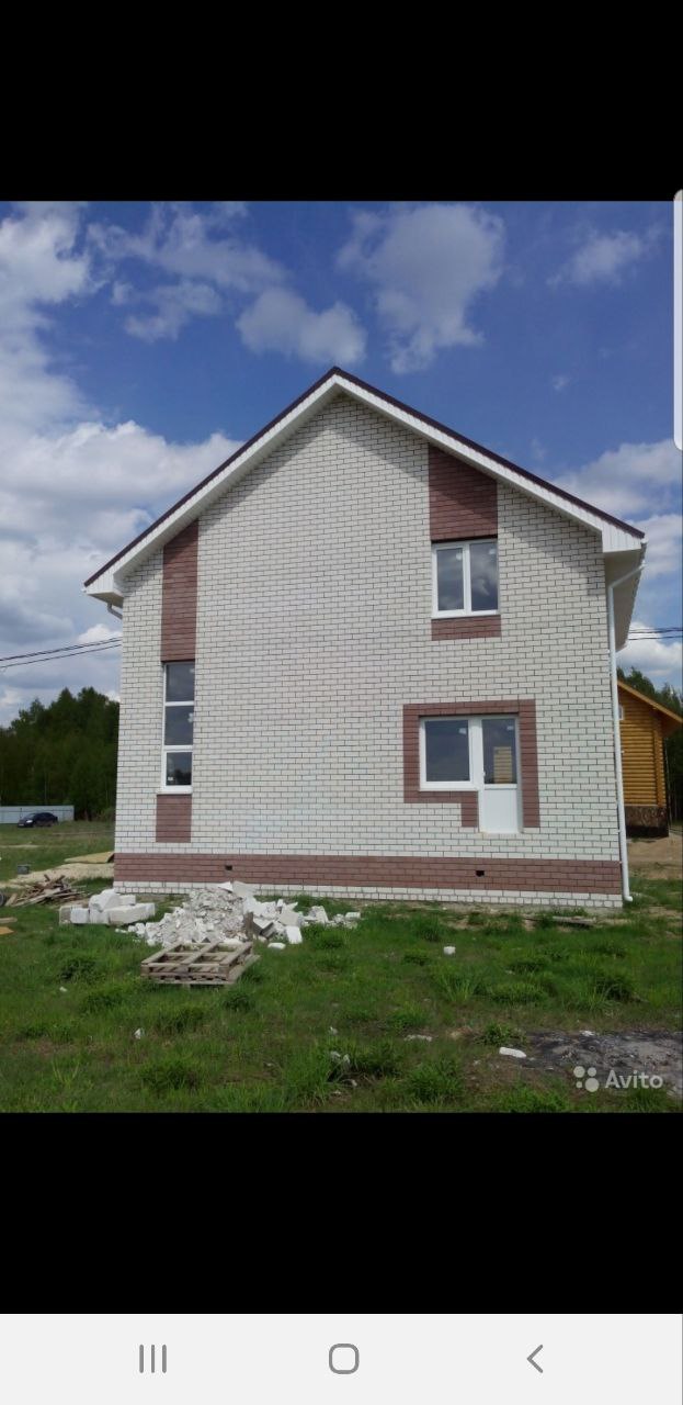 Дом 120м² из газосиликатного блока, силикатного кирпича