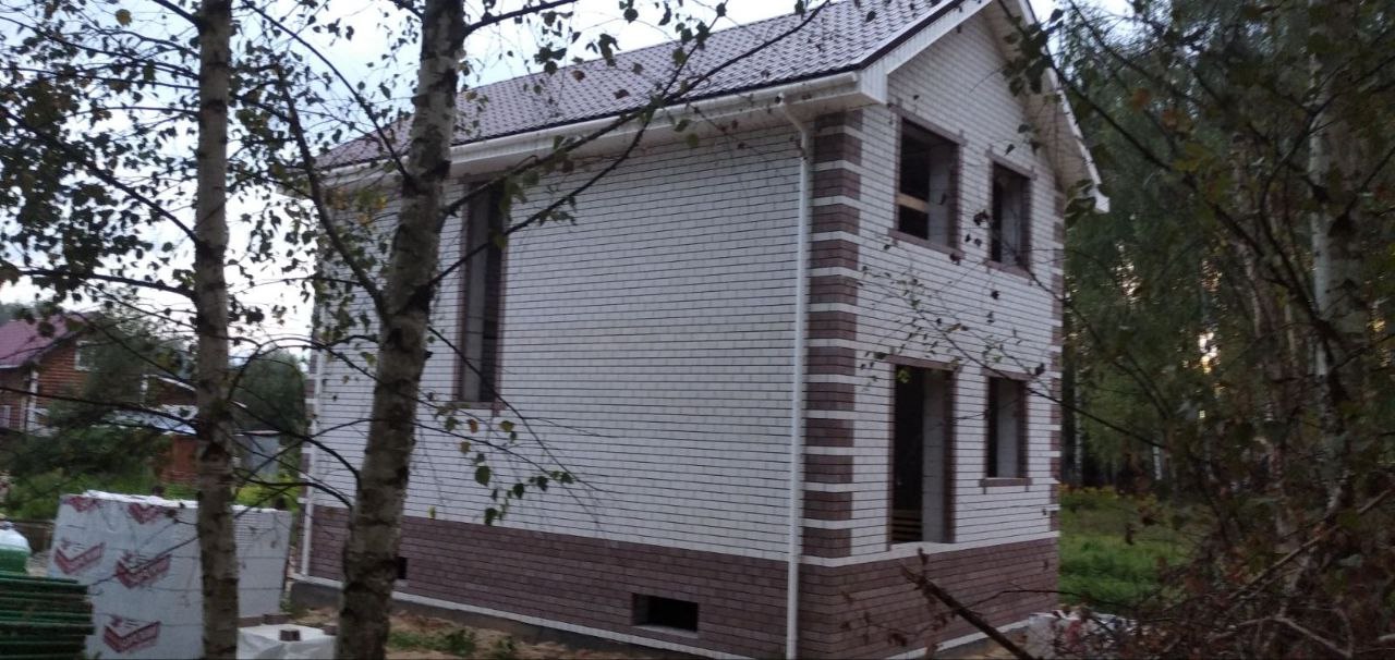 Дом 130м2. Газосиликатный блок, силикатный кирпич